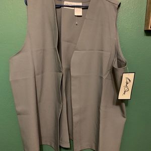 New with Tags Plus Size Open Vest